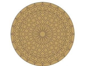 Mandala Art on Mdf Base