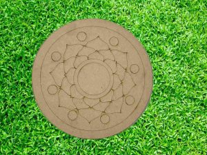 Mandala Art on Mdf Base